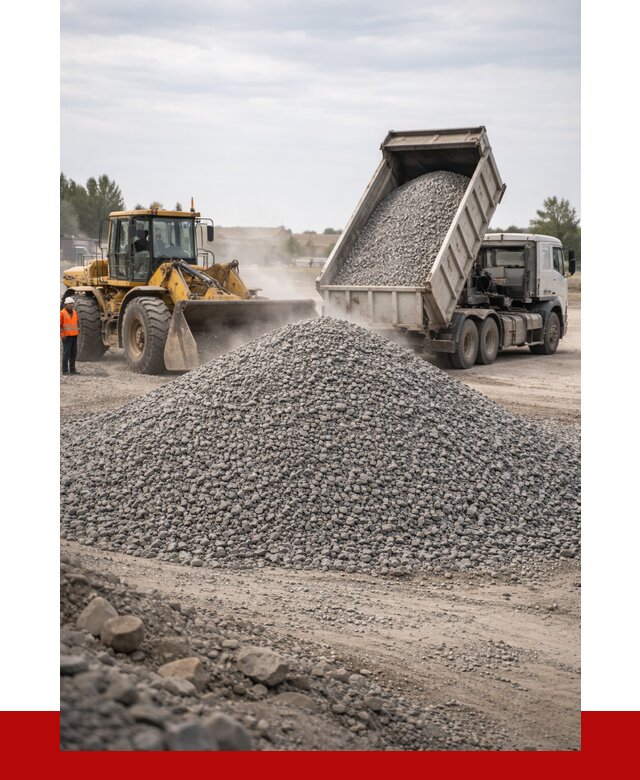Купить щебень с доставкой в Новоуральске от 2552 руб. | ПРОНЕРУДНву