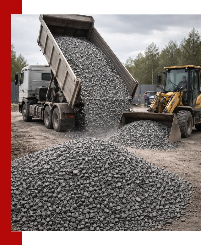 Доставка и продажа щебня гранитного в Новоуральске