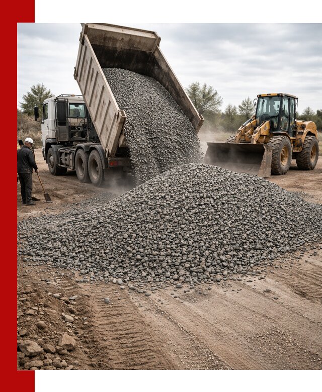 Гранитный щебень фракция 10-20 с доставкой в Новоуральске