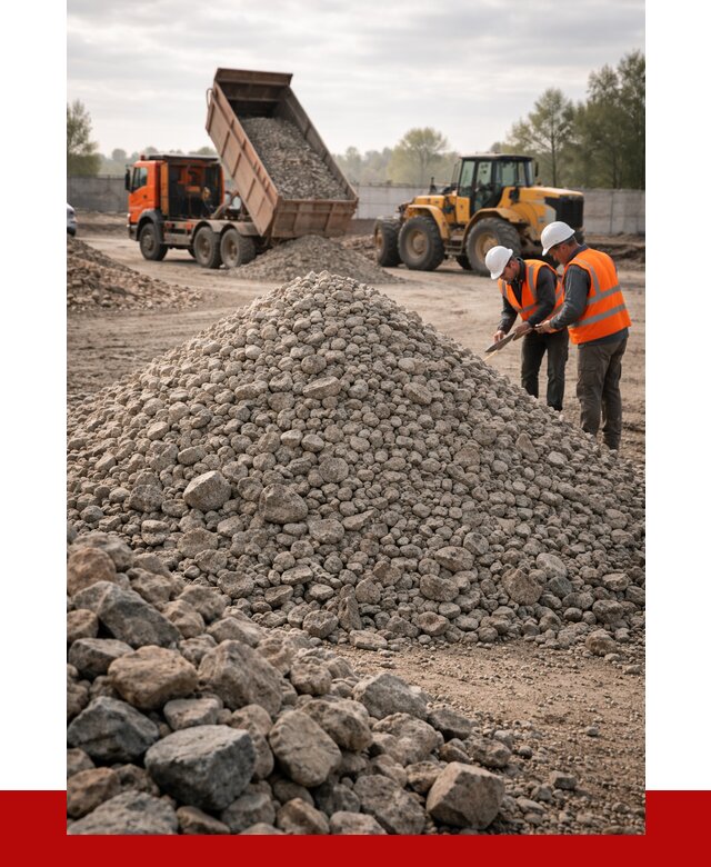 Гранитный щебень фракция 40-70 в Новоуральске от 2552 руб ПРОНЕРУДНву