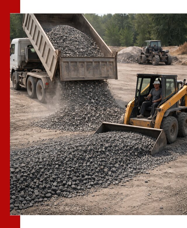 Гранитный щебень фракция 40-70 с доставкой в Новоуральске