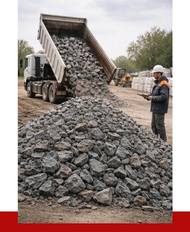 Гранитный щебень фракция 100-200 в Новоуральске от 4287 р. ПРОНЕРУДНву