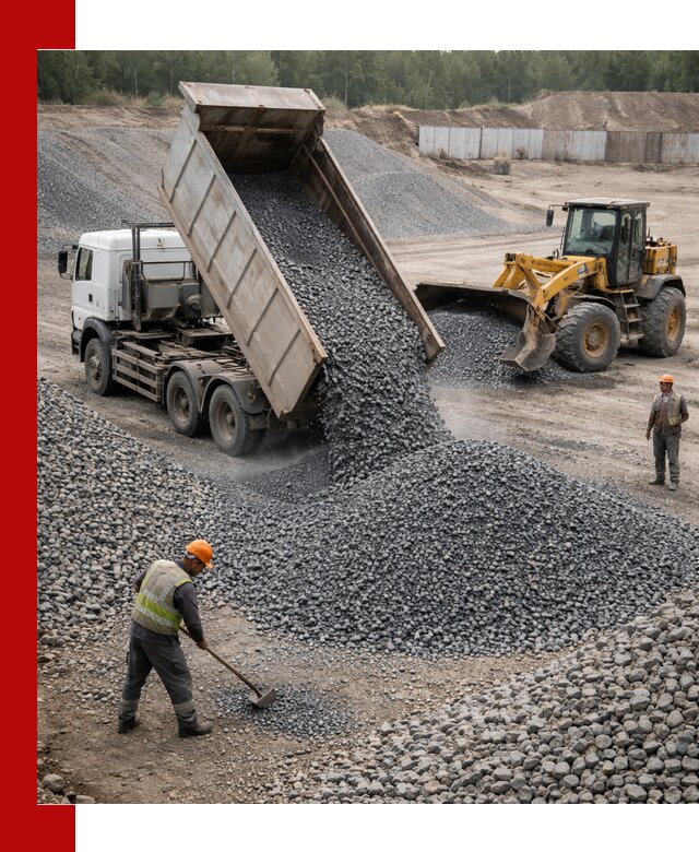 Щебень габбро-диабаз фр. 5-20 с доставкой в Новоуральске