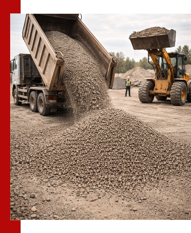 Гравийный щебень фракция 3–10 с доставкой в Новоуральске