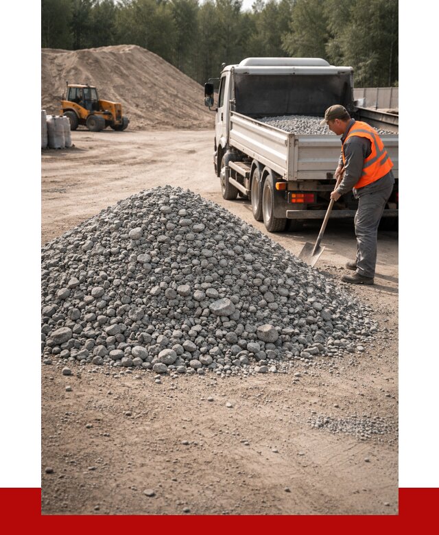 Гравийный щебень фракция 5-10 в Новоуральске от 2246 р. | ПРОНЕРУДНву