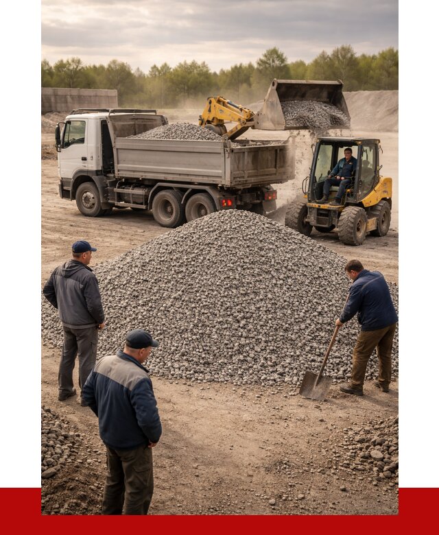 Гравийный щебень фракция 5-20 в Новоуральске от 2450 р. ПРОНЕРУДНву