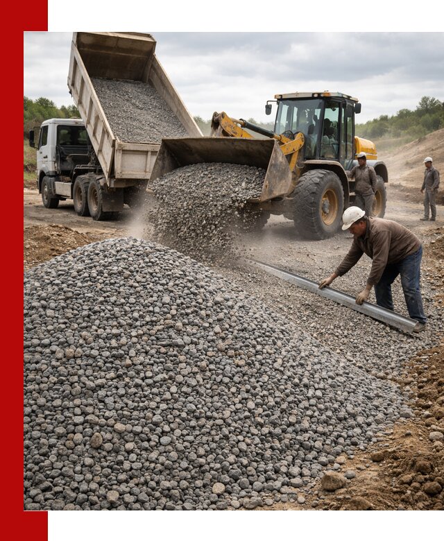 Гравийный щебень фракция 5-20 с доставкой в Новоуральске
