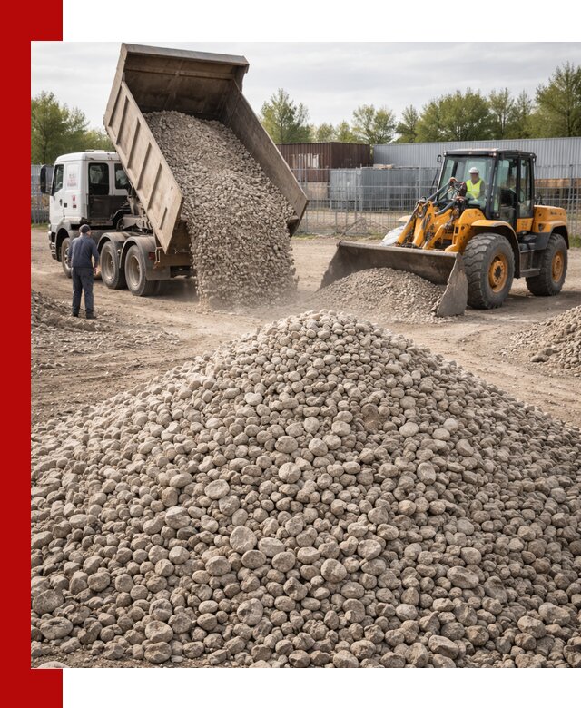 Доломитовый щебень фракции 20–41 с доставкой в Новоуральске