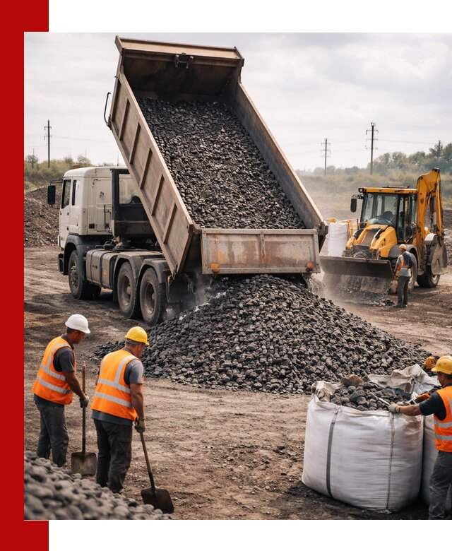 Шлаковый щебень фракция 40-70 с доставкой в Новоуральске