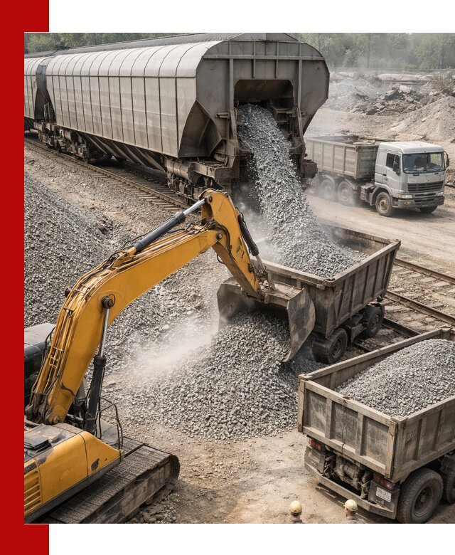 Доставка железнодорожного щебня в Новоуральске крупными партиями быстрого отгруза