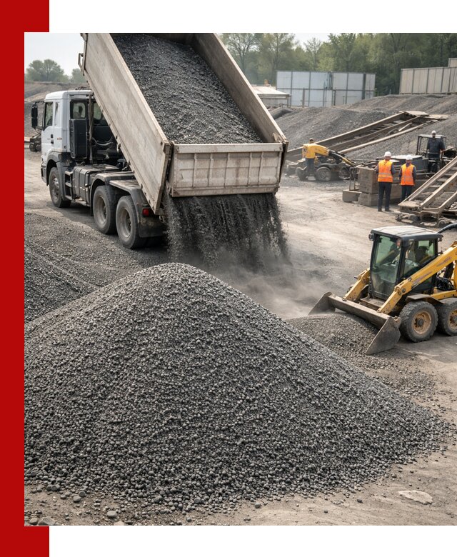 Вторичный щебень фракция 0–5 с доставкой в Новоуральске