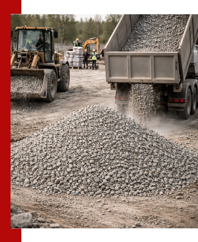 Вторичный щебень фракции 5-20 в Новоуральске — доставка и продажа крупнотоннажно