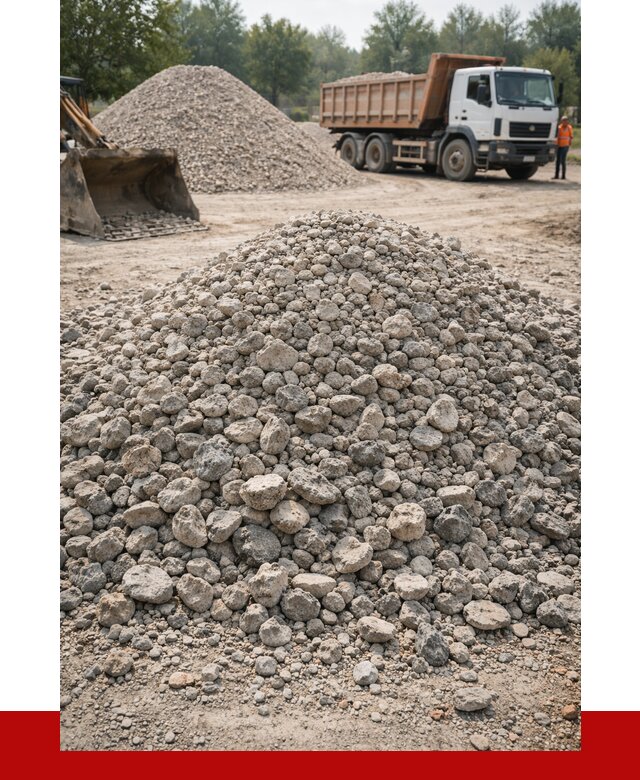 Вторичный щебень фракция 20-40 в Новоуральске от 2246 р ПРОНЕРУДНву