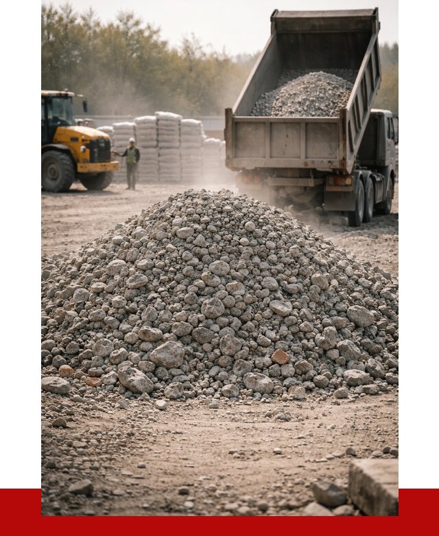 Вторичный щебень фракция 70-150 в Новоуральске от 1429 р. | ПРОНЕРУДНву