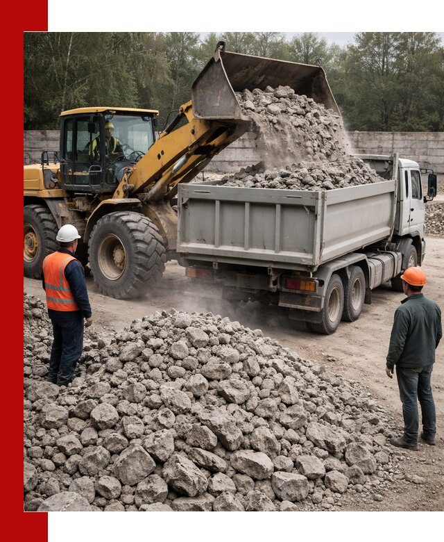 Вторичный щебень фракция 70–150 в Новоуральске с доставкой