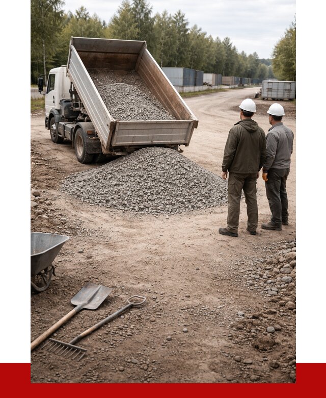 Бетонный щебень фракция 5-20 в Новоуральске от 3267 р., ПРОНЕРУДНву