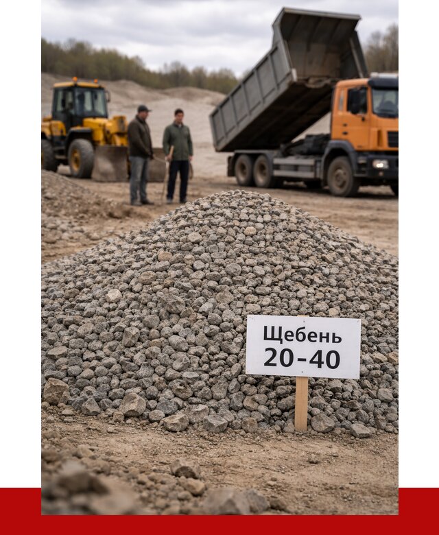 Бетонный щебень фракция 20-40 в Новоуральске от 2501 р. | ПРОНЕРУДНву