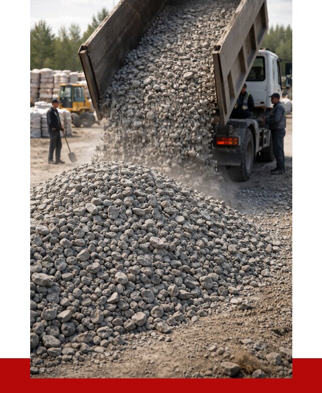 Бетонный щебень фракция 40-70 в Новоуральске от 1837 р. ПРОНЕРУДНву