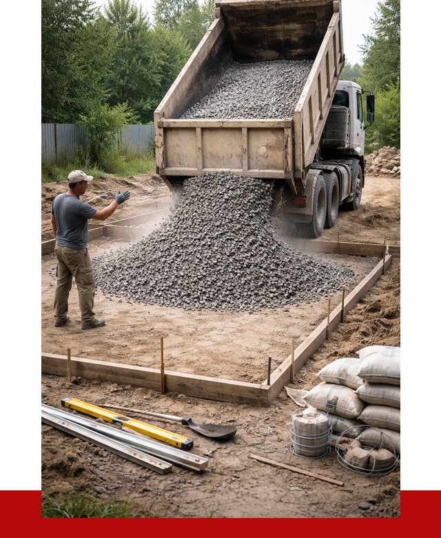 Купить щебень для фундамента в Новоуральске от 4594 р. | ПРОНЕРУДНву