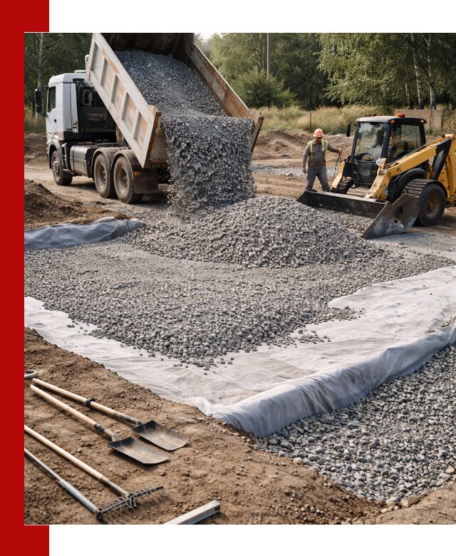 Щебень для фундамента с доставкой в Новоуральске