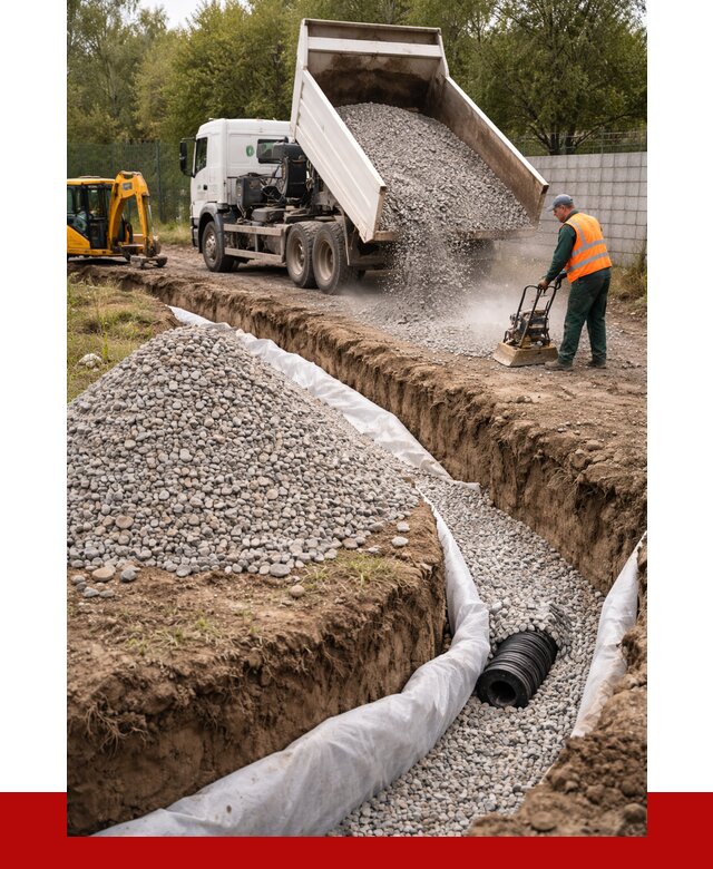 Щебень для дренажа в Новоуральске от 1888 р., ПРОНЕРУДНву доставка