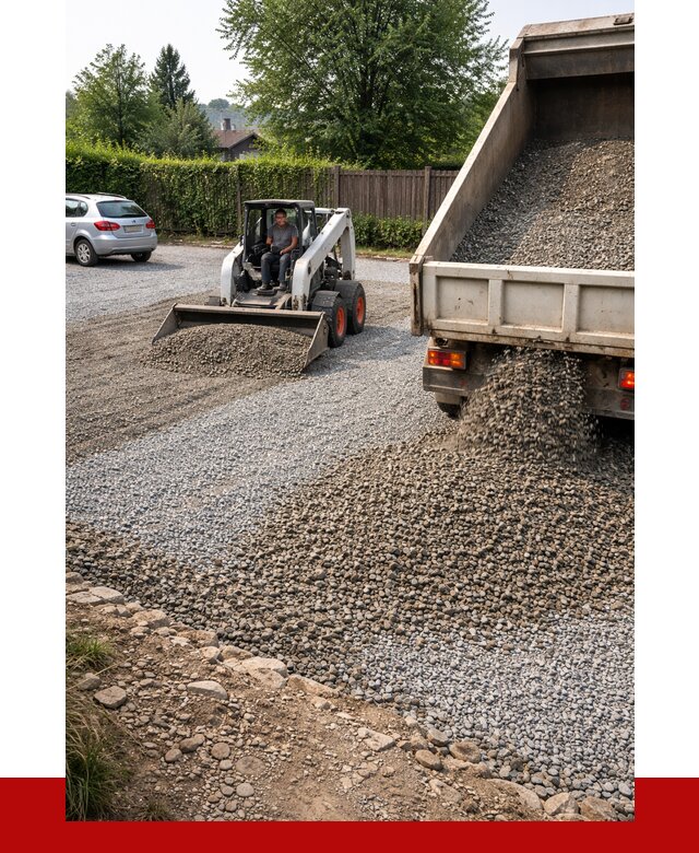 Щебень для парковки в Новоуральске с доставкой от 1225 р.| ПРОНЕРУДНву