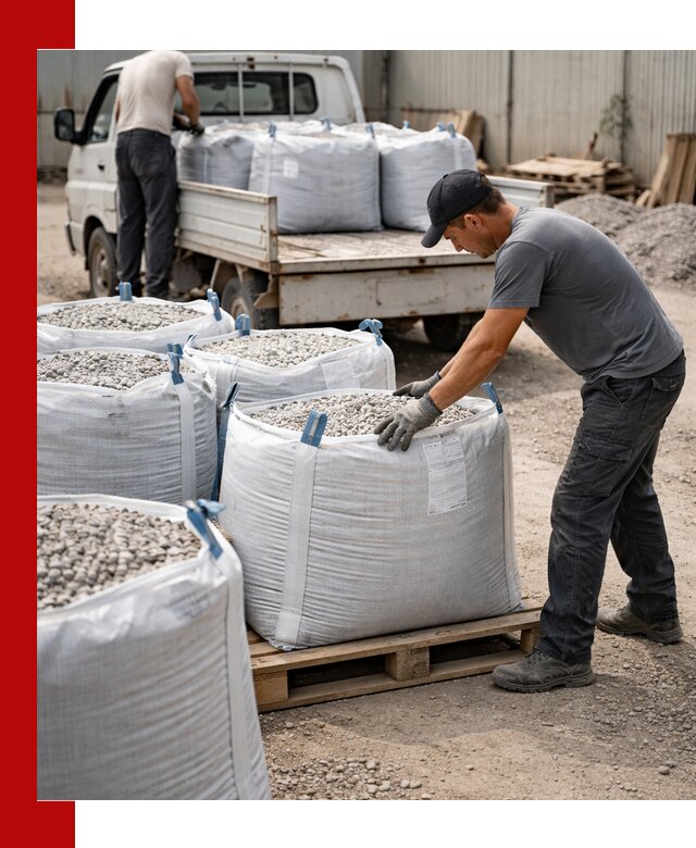 Доставка щебня в мешках по выгодным ценам в Новоуральске