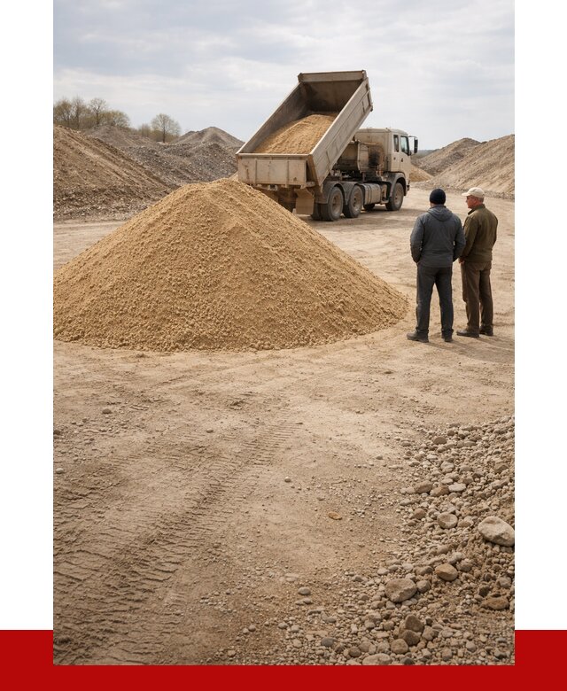 Карьерный песок крупнозернистый в Новоуральске от 8677 р | ПРОНЕРУДНву