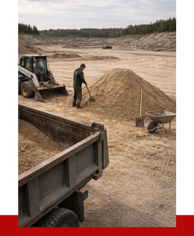 Карьерный песок среднезернистый в Новоуральске, от 2246 р. ПРОНЕРУДНву
