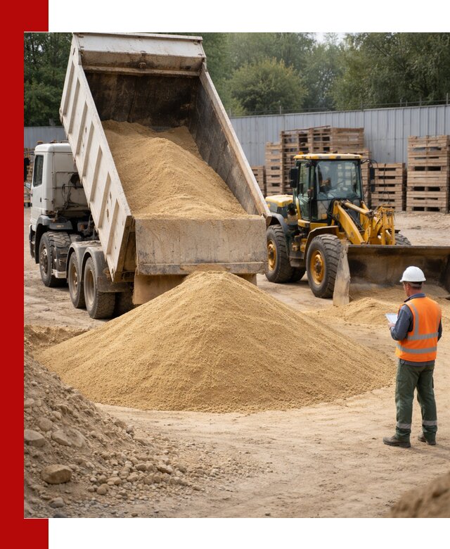 Доставка карьерного мелкозернистого песка в Новоуральске
