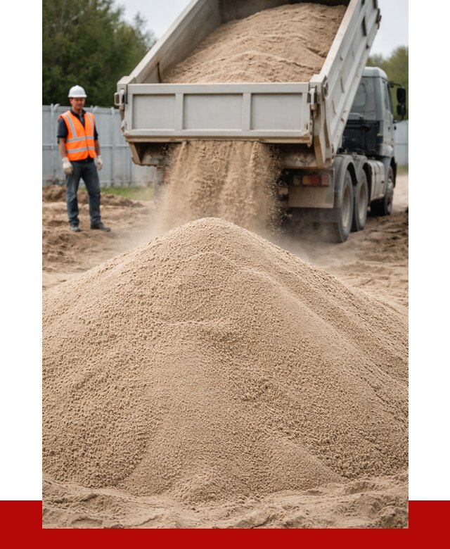 Купить сеяный песок с доставкой в Новоуральске от 2246 р ПРОНЕРУДНву