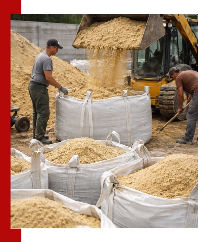 Поставка качественного песка для кладки в Новоуральске