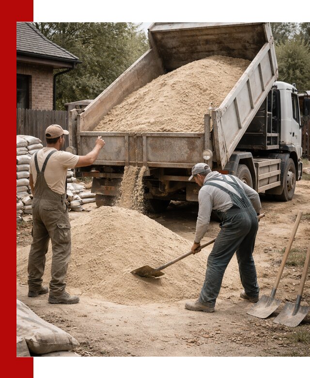 Песок для штукатурки с доставкой в Новоуральске качественный и чистый