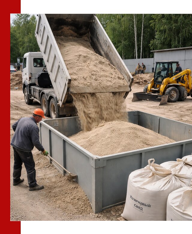 Кварцевый песок для фильтра в Новоуральске — доставка и качество