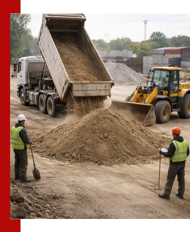 Доставка и продажа пескогрунта оптом и в розницу в Новоуральске