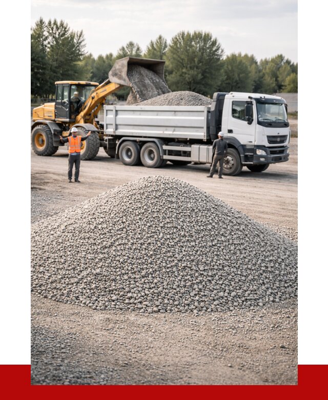 Купить мытый гравий в Новоуральске от 3573 р, доставка ПРОНЕРУДНву