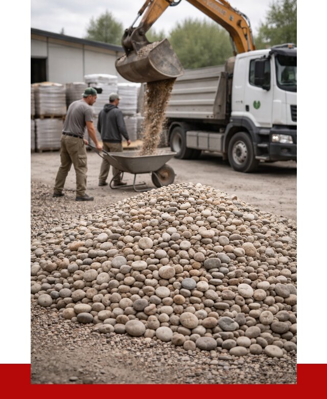 Галька декоративная в Новоуральске от 3267 р. за куб | ПРОНЕРУДНву