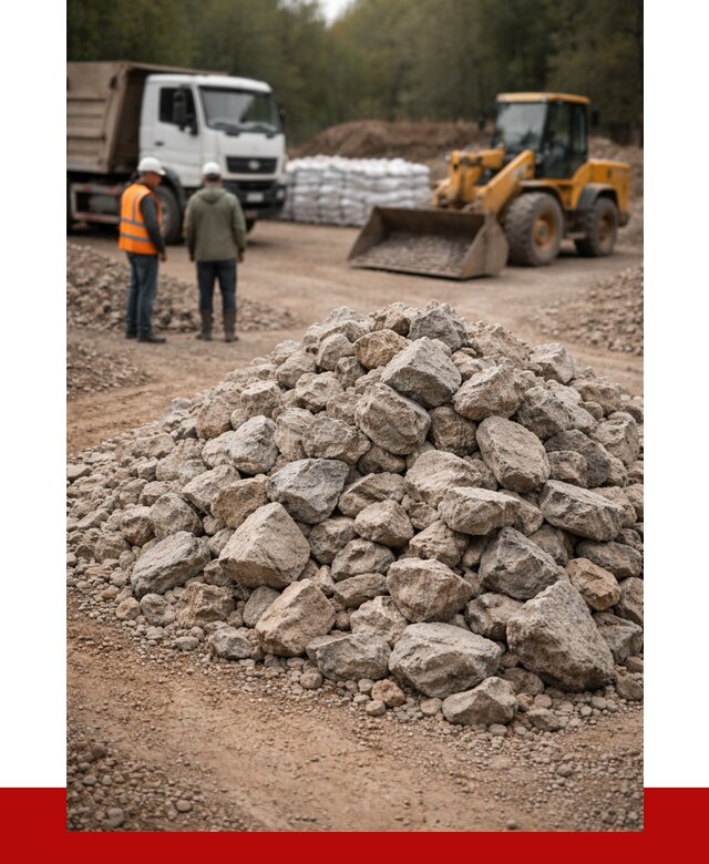 Купить бутовый камень с доставкой в Новоуральске от 2348 р. | ПРОНЕРУДНву