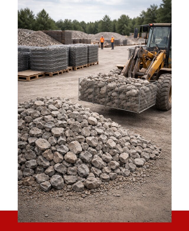 Камень для габионов фракция 70-150 в Новоуральске от 4287 р. | ПРОНЕРУДНву