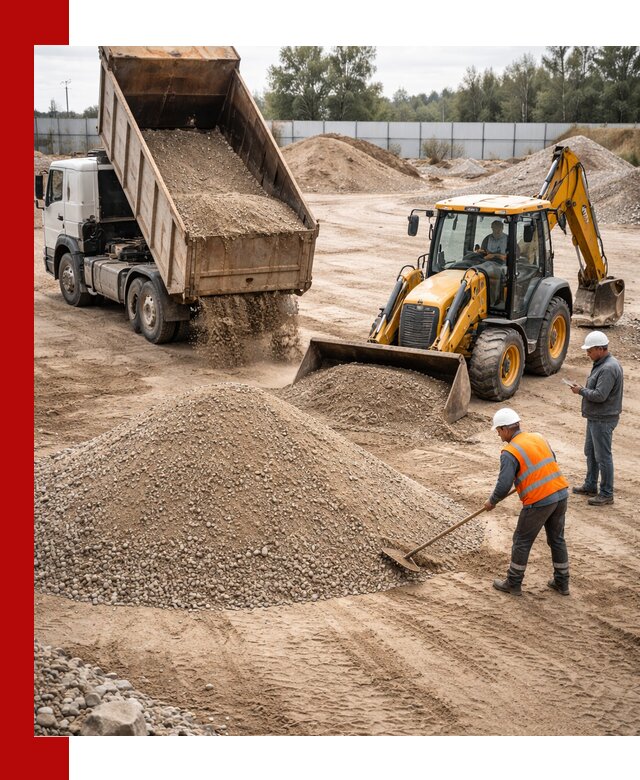 Поставка и доставка ПГС С4 в мешках и самосвалах в Новоуральске