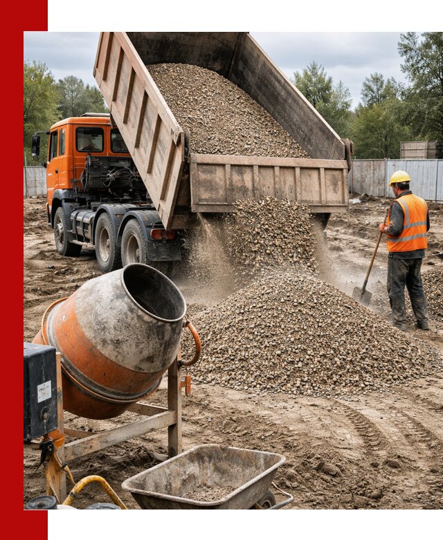 Опгс для бетона с доставкой самосвалом в Новоуральске от производителя