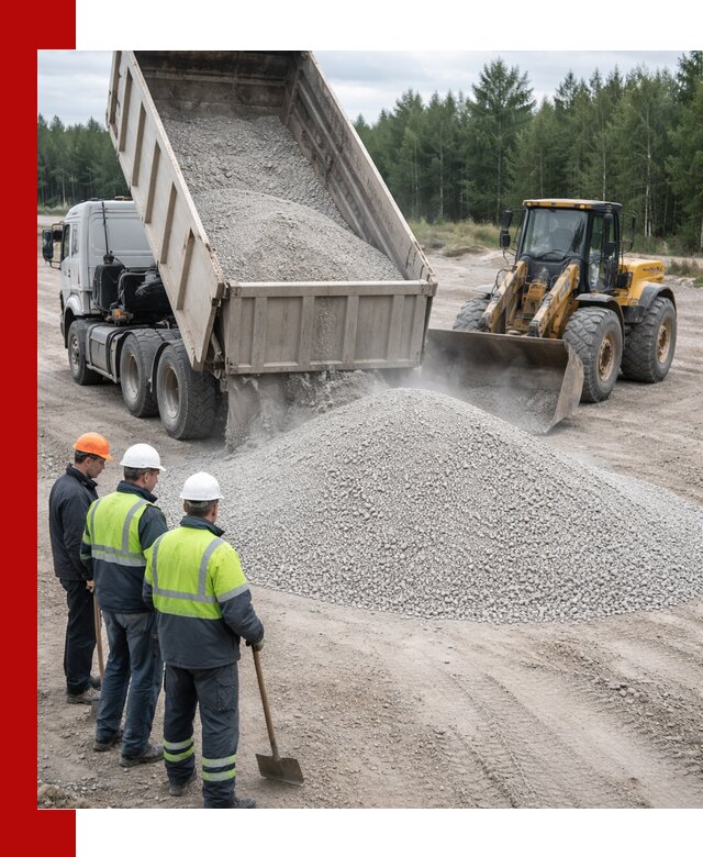 Известняковый отсев 0-5 доставка в Новоуральске быстро и выгодно