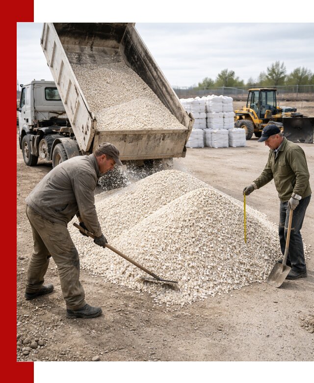 Мраморная крошка с доставкой и разгрузкой в Новоуральске