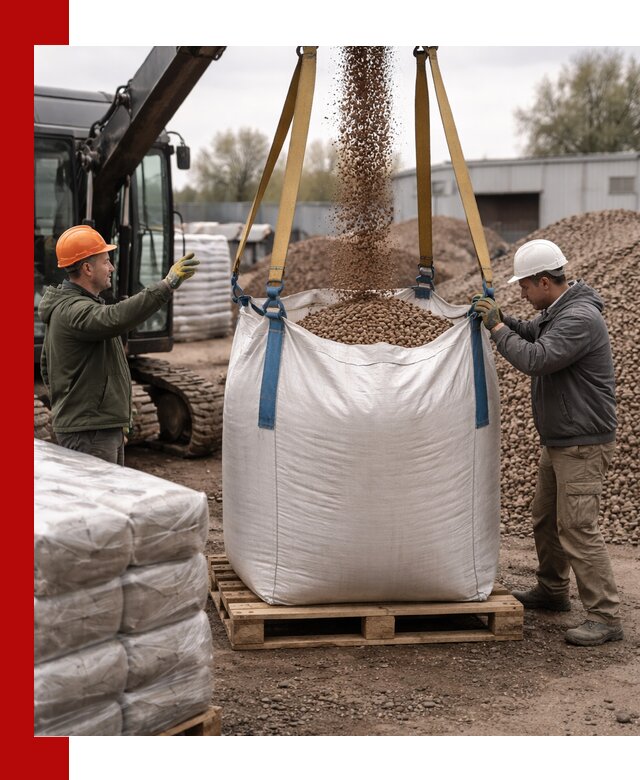 Керамзит в биг-бегах с доставкой в Новоуральске
