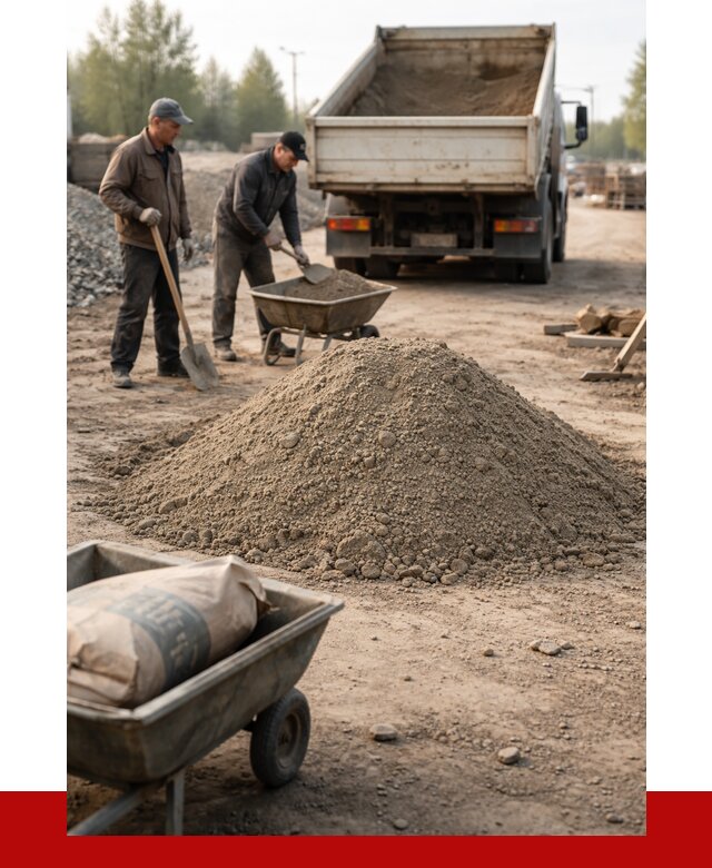 Цементно-песчаная смесь М150 в Новоуральске от 4798 р. | ПРОНЕРУДНву