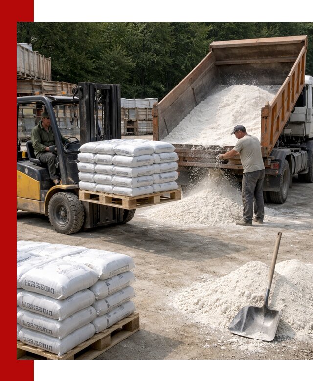 Доставка строительной извести оптом и в розницу в Новоуральске