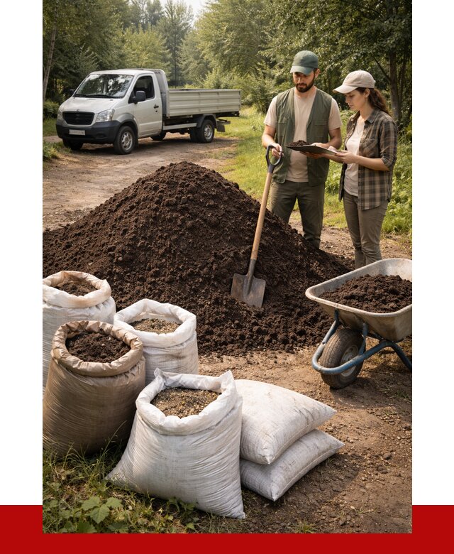 Купить грунт с доставкой в Новоуральске от 4594 р. за м3 | ПРОНЕРУДНву