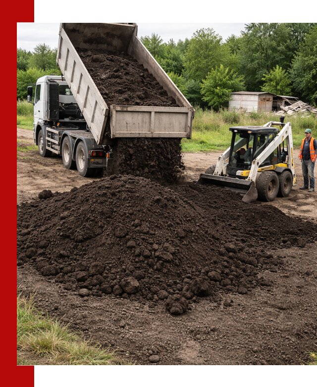 Поставка плодородной земли с доставкой самосвалом в Новоуральске