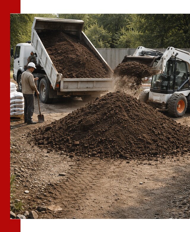 Доставка растительного грунта в Новоуральске от производителя оптом и в розницу