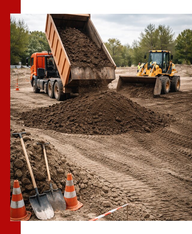 Поставка и доставка планировочного грунта в Новоуральске